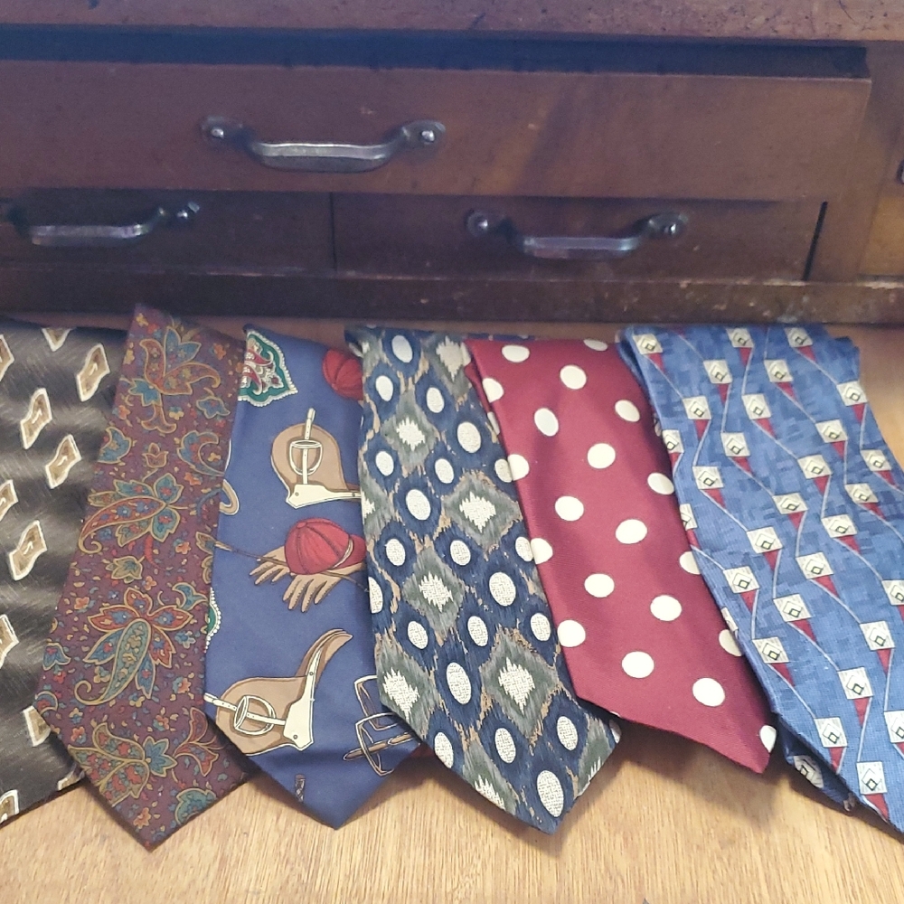 Men's Patterned Silk Ties Collection DD644